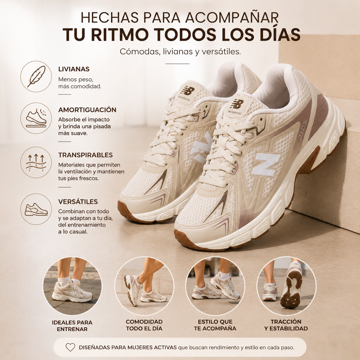 New Balance ABZ BEGE Caramelo